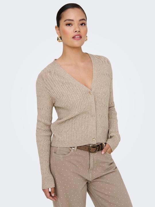 Produktbild Only Onlkatia Ls Cable V-Neck Cardi Knt Nca (S)