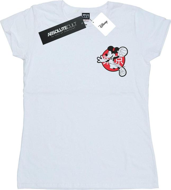 Actual product image Disney Womens/Ladies Mickey Mouse Dunking Cotton T-Shirt (L)