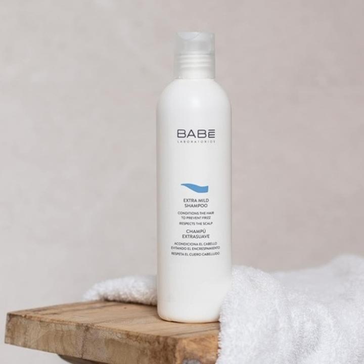 Actual product image Babé Laboratorios Babe Laboratories Extra Mild Shampoo 250ml (Liquid shampoo, 250 ml)