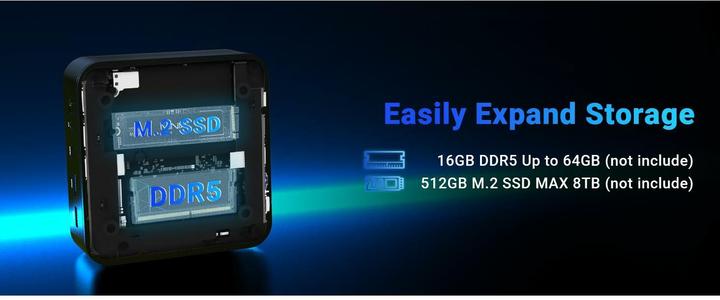 Actual product image Minix NGC NR660 LP (512 GB, 16 GB, AMD Ryzen 5 6600H, Radeon 660M)