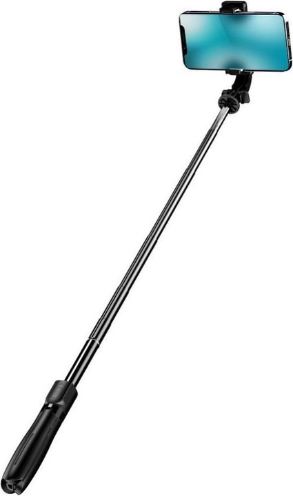 BlueStar Stylus Blue Star BLUE STAR selfie stick with wireless remote control tripod L21 black