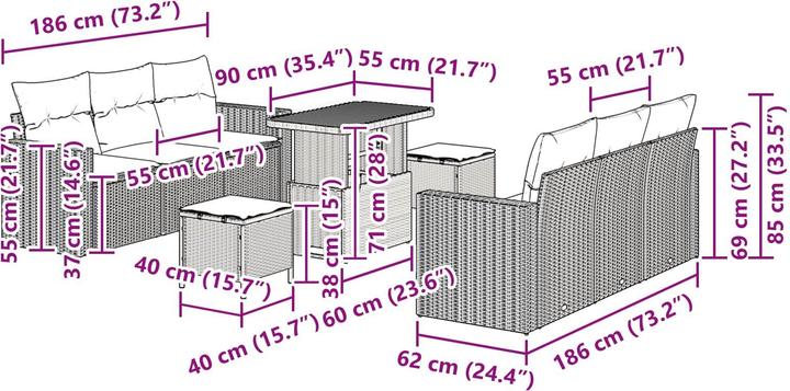 Produktbild vidaXL Ariel