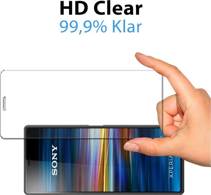 Produktbild Screenguard Sony Xperia 10 Panzerglas Schutzfolie Case Friendly Design (1 Stk., Sony Xperia 10)