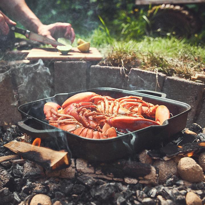 Produktbild Burnhard Gusseisen Grillpfanne (30 cm, Grillpfanne, Gusseisen)