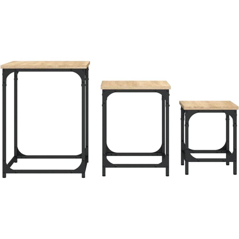 Thumbnail - VidaXL, Couchtisch + Beistelltisch, Armando (40 x 40 x 53 cm)