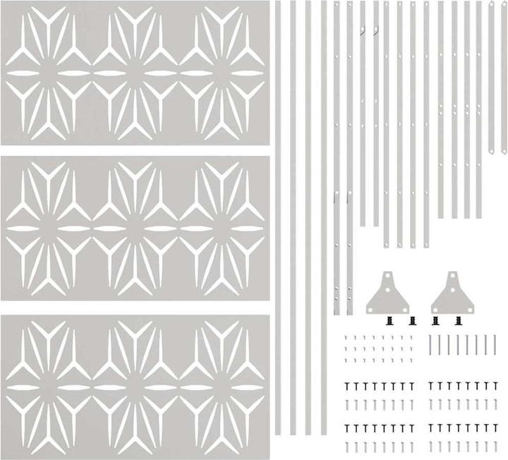 Produktbild vidaXL Edelstahlzaunpanel (100 cm)