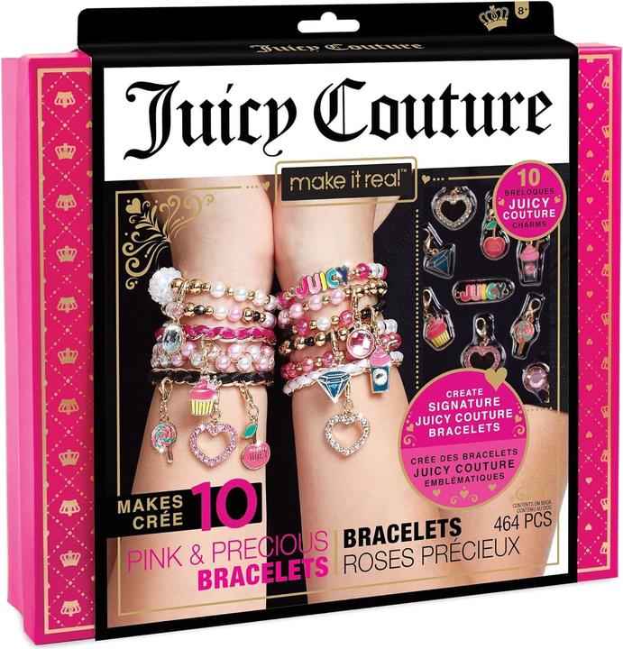 Image du produit Make it Real Zestaw do tworzenia bransoletek - Juicy Couture Pink and Precious