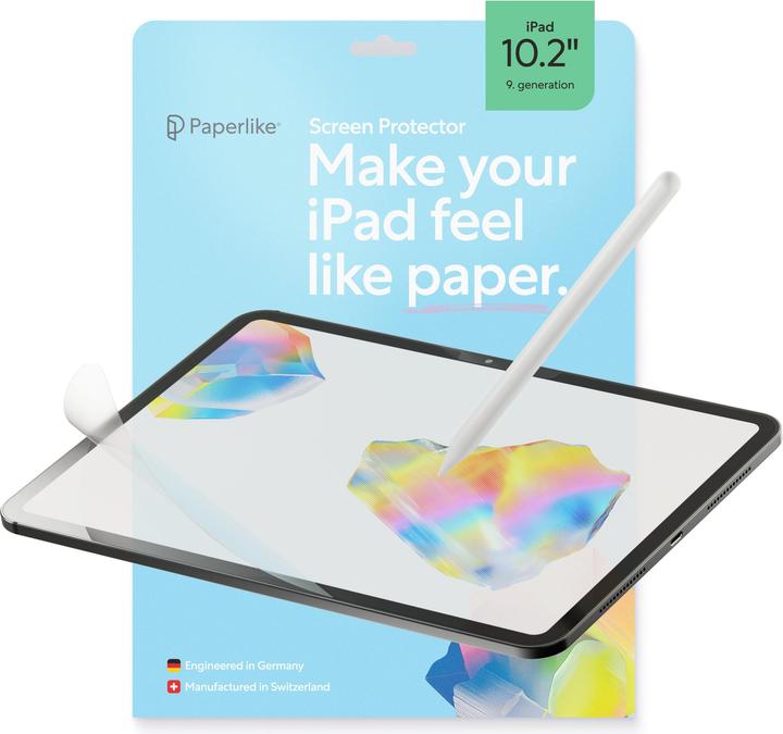 Image du produit Paperlike 3 Displayschutzfolie for iPad 10.2 (2019-2021) (2 pièce(s), IPad 10.2 (2021), IPad 10.2 (2019/2020/2021), iPad 10.2 (2020))