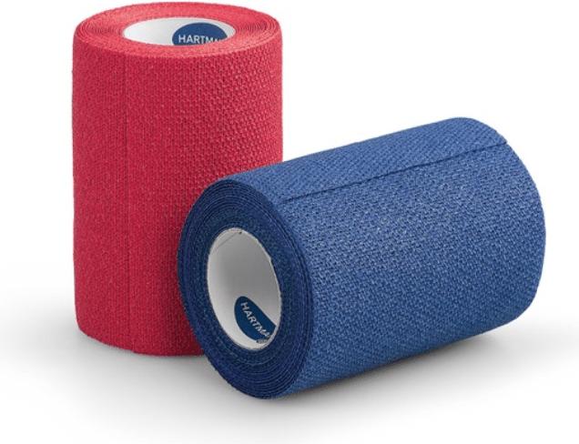 Actual product image Hartmann Adhesive colour adhesive bandages 4 m x 8 cm, 10 pcs.