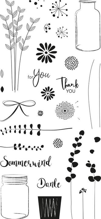 Produktbild Rayher Clear Stamps "Botanical"