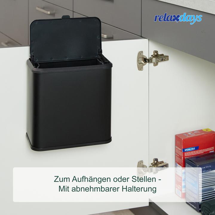 Image du produit Relaxdays Poubelle-salle-bain (5 l)