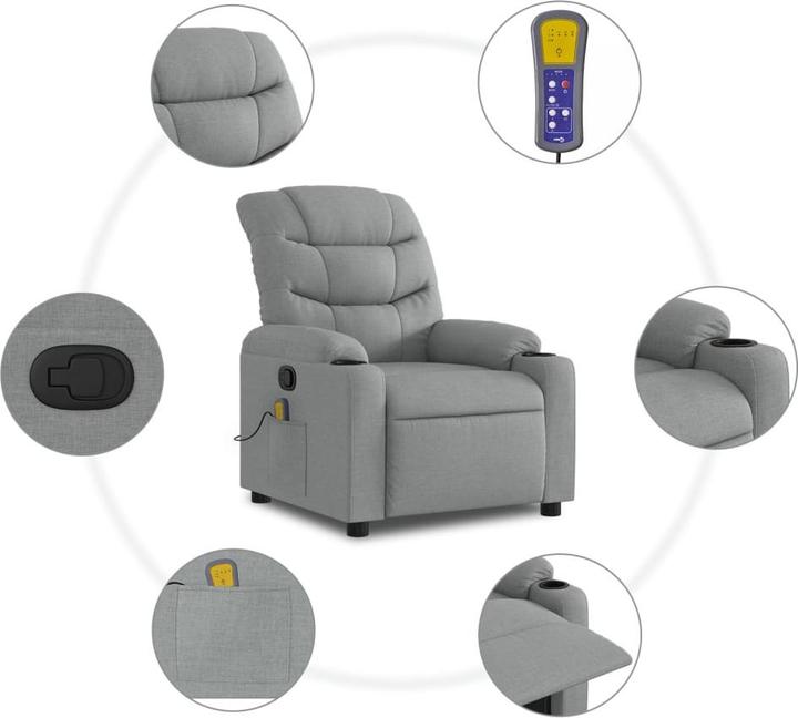 Actual product image VidaXL Massage-Relaxsessel