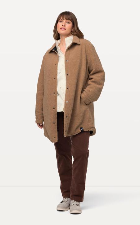 Actual product image Ulla Popken Reversible Teddy Fleece Quilted Jacket (42, 44)