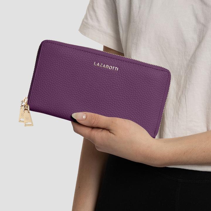 Produktbild Lazarotti Bologna Leather Geldbörse RFID Schutz Leder 20 cm