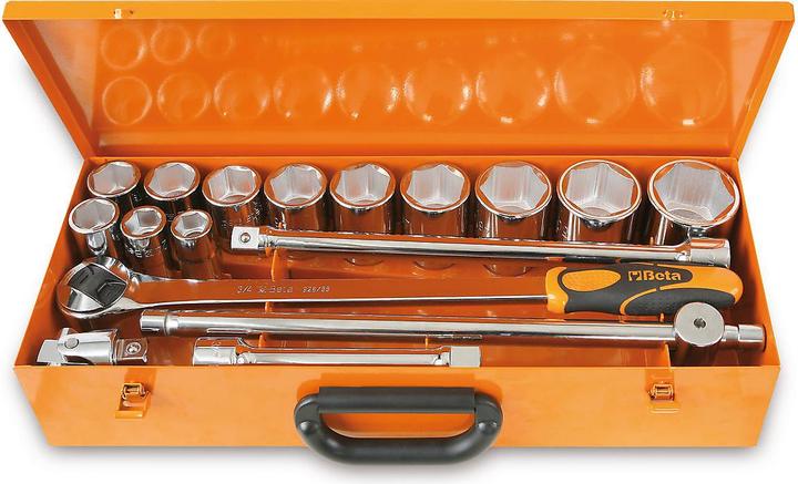 Actual product image BETA 009280955 9280955 928A/C12 Steckschlüsselsatz 3/4" 6-kant Metrisch 22-55 mm 17-teilig (3/4")