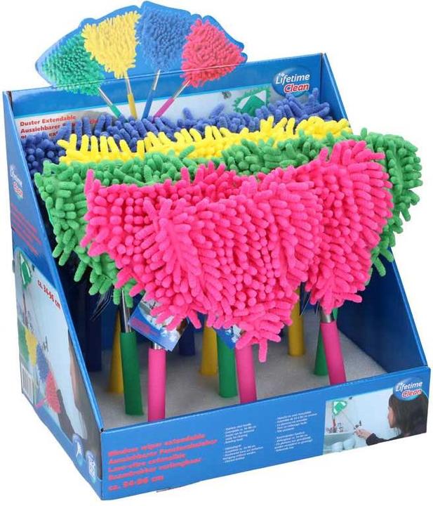 Lifetime Scopa telescopica, spolverino, frange in microfibra 34-96 cm (Alias) (1 pz.)