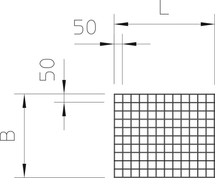 Productafbeelding OBO Bettermann draadgaas klein (60 cm)
