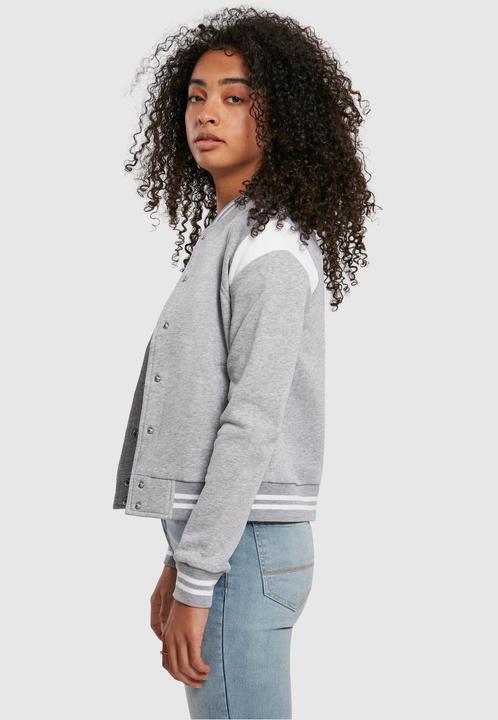 Actual product image Urban Classics Ladies Organic Inset College Sweat Jacket (XS)