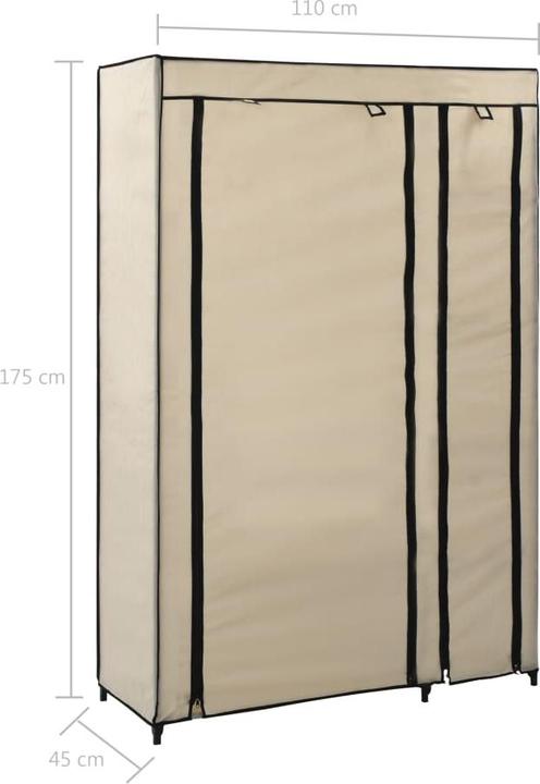 Image du produit vidaXL Aideen (110 x 45 x 175 cm)