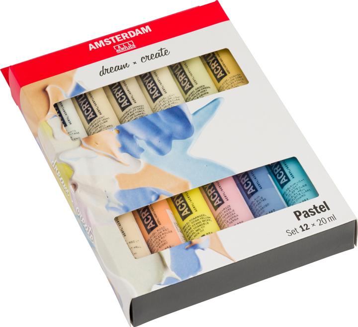 Produktbild Amsterdam Acrylfarbe Pastels (Mehrfarbig, 240 ml)