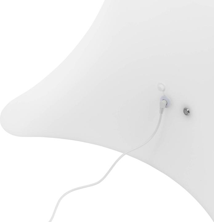 Produktbild Royal Catering LED-Tisch farbiges Licht 80 x 80 x 70 cm mattweiss Fernbedienung Akkubetrieb (80 x 80 x 70 cm)