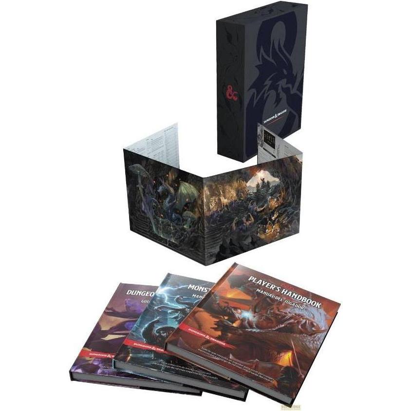 Wizards of the Coast Dungeons & Dragons RPG Core Rulebooks Gift Set *ESPAGNOL*