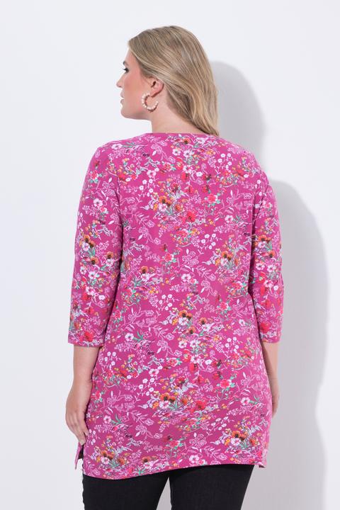 Actual product image Miamoda Longshirt, Minimalmuster, Glitzer-Statement (56)