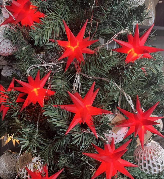 Produktbild Saico KunststoffSternenkette weiss CW621007 (0.25 m)