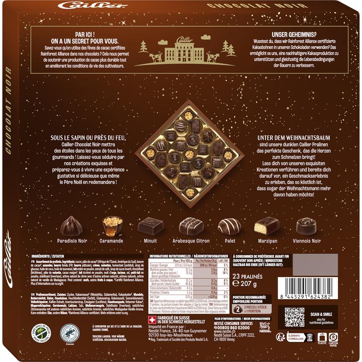 Image du produit Cailler Dark Xmas (207 g)