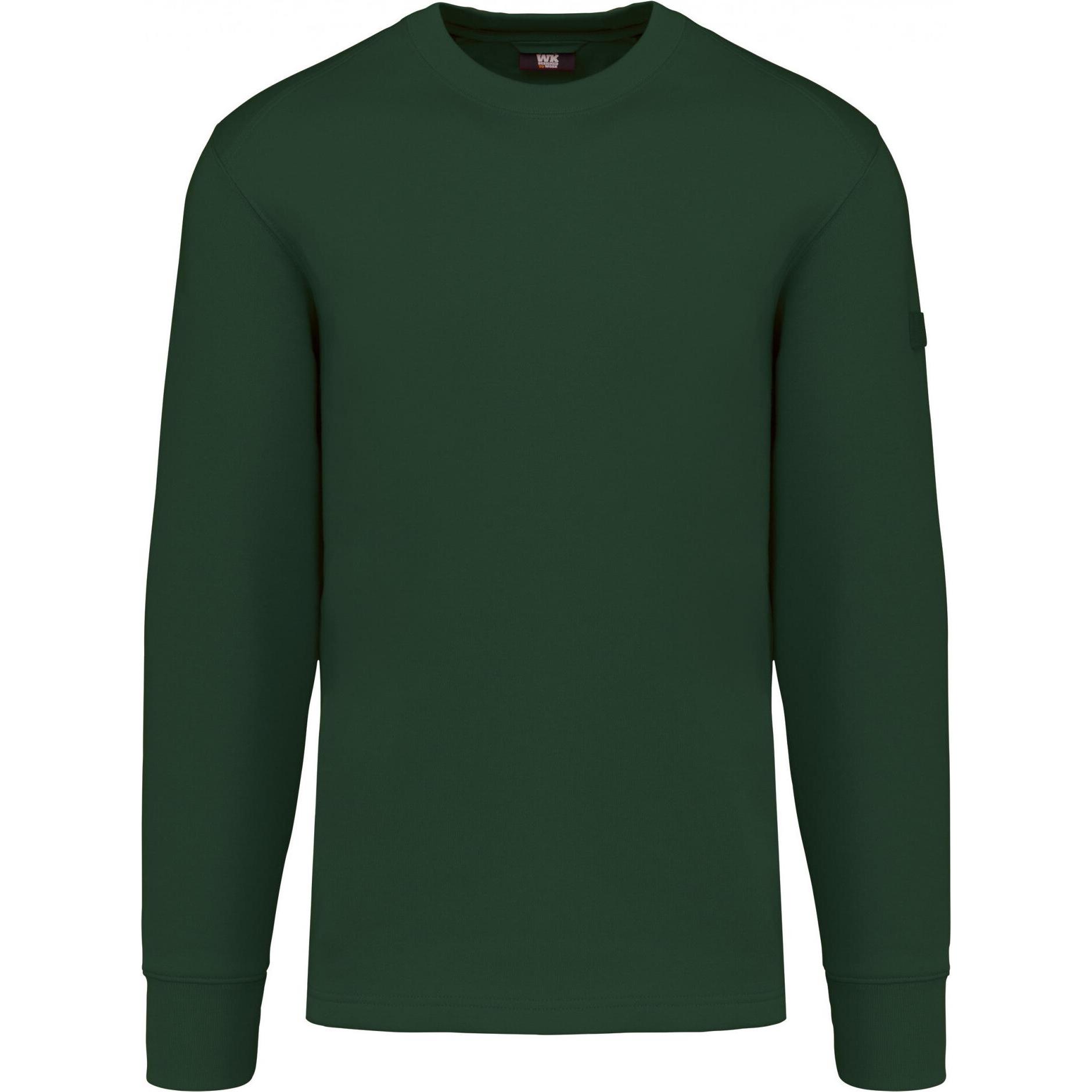 Kariban, Herren, Pullover, Sweatshirt mit montierten Ärmeln, Grün, (XXL)