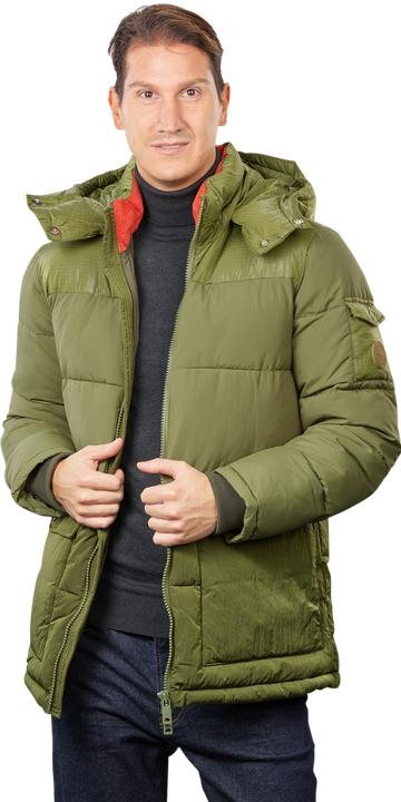 Produktbild Scotch & Soda Mid Length Puffa Jacket Fabric Mix Green (M)