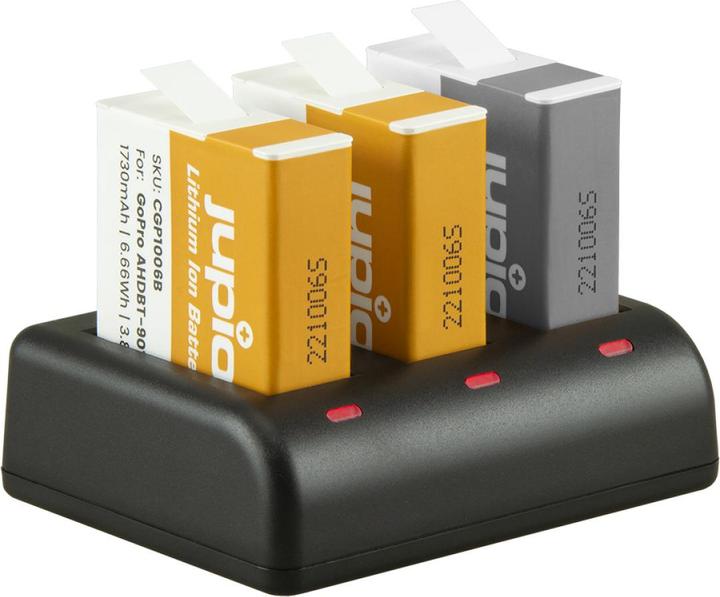 Produktbild Jupio Value Pack: 2X Enduro Battery GoPro Hero 9 | Hero 10 | Hero (Hero 10, Hero 11, Hero 9)