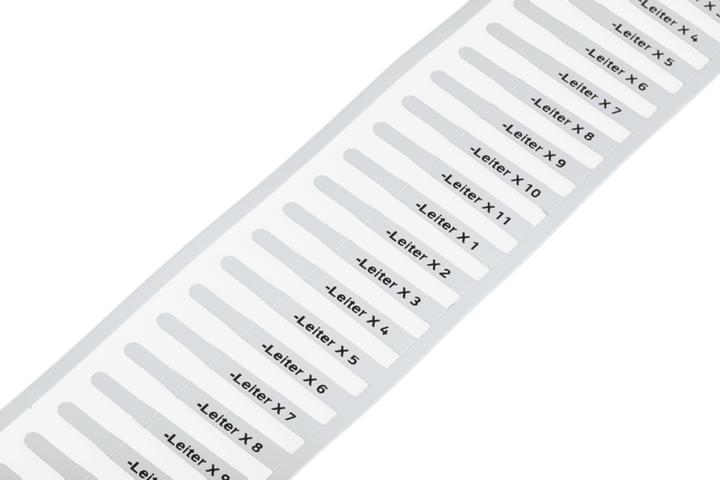 Produktbild Wago Leitermarkierer 23x4mm 2500stk/Rolle 211-821 Ausführung Etikett, Werkstoff Kunststoff, Länge 23mm, B