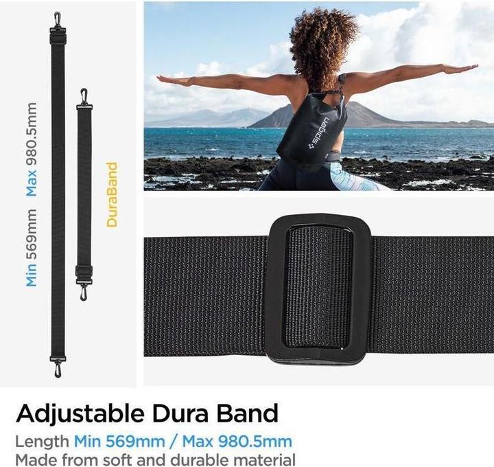 Immagine prodotto Spigen A630 UNIVERSALUS VANDENIUI ATSPIRUS KREPŠIS Juodas (20 l)