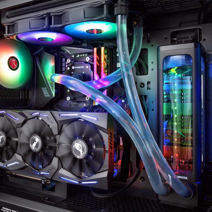 Produktbild Raijintek EOS 12 RBW ADD Lüfter, 2er-Set inkl. Controller (120 mm, 2 x)