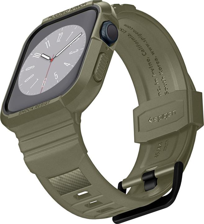 Produktbild Spigen RUGGED ARMOR?PRO? APPLE WATCH 4 / 5 / 6 / 7 / 8 / SE (44 / 45 MM) VINTAGE KHAKI (44 mm, 45 mm, Thermoplastic polyurethane (TPU))