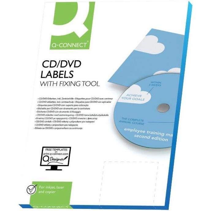 Q-Connect, Etiketten, Etikett CD 116 Durchmesser