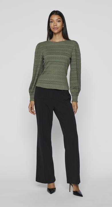 Actual product image Vila Round neck top with long sleeves (L)