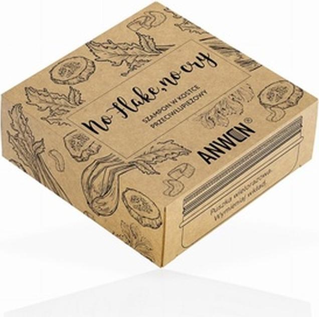 Actual product image Anwen No Flake No Cry Anti-Dandruff Shampoo In Bone 75G (Solid shampoo)