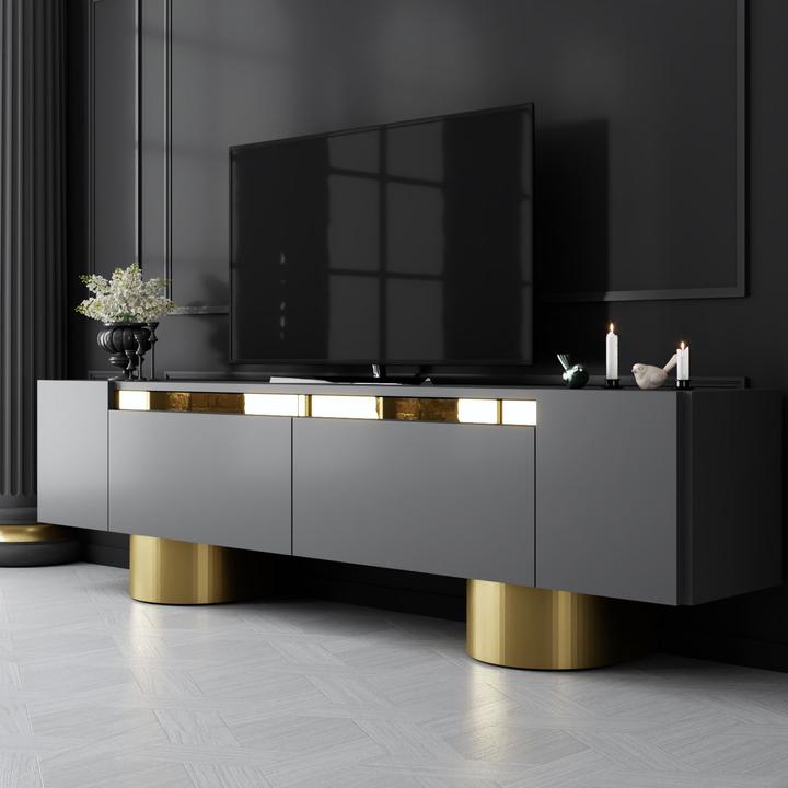 Produktbild Skye Decor Bohem Gold TV Stand (180 x 50 x 30 cm)