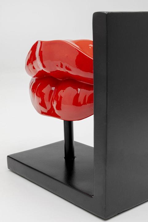 Produktbild Kare Design Buchstütze Lips Rot (2/Set) (9 x 34.50 x 16.50 cm)