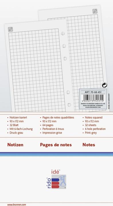 Valeurs nutritives et ingrédients Simplex Notes quadrillées Timing 2 7066451.2 93x172mm (Spécial)