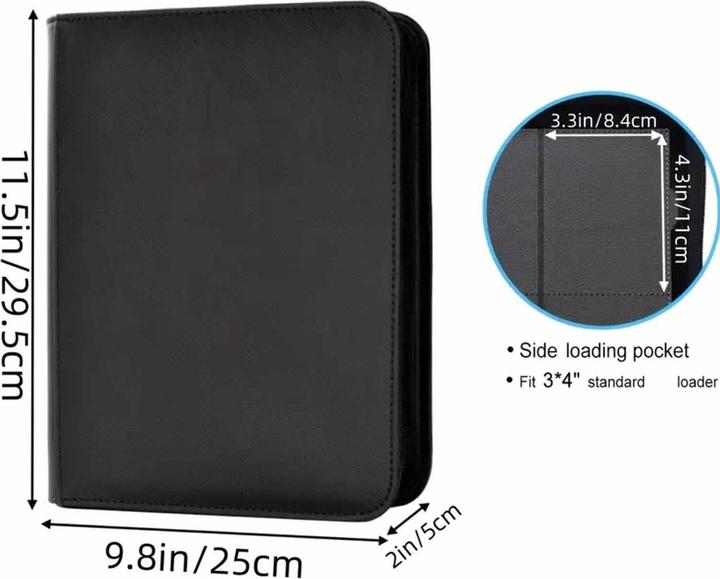 Actual product image BCW Toploader Binder Order Orange (4-Pocket)