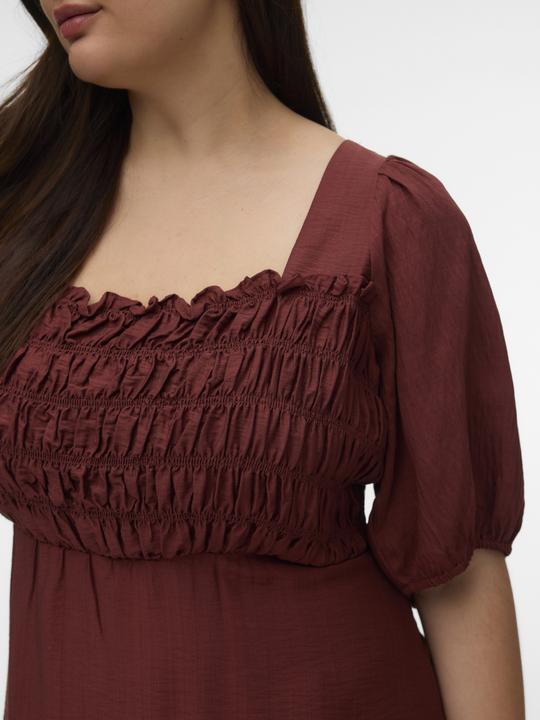 Image du produit Vero Moda VMCNORI Langes Kleid Gesmoktes Kleid (44)