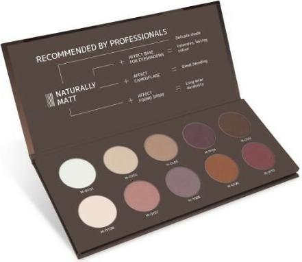Affect Naturally Matt Pressed Eyeshadow Palette eye shadow palette 10x2g