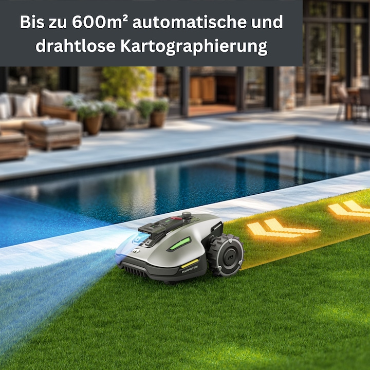 Image du produit Mammotion Yuka mini 600 (600 m², Sans câble périphérique)