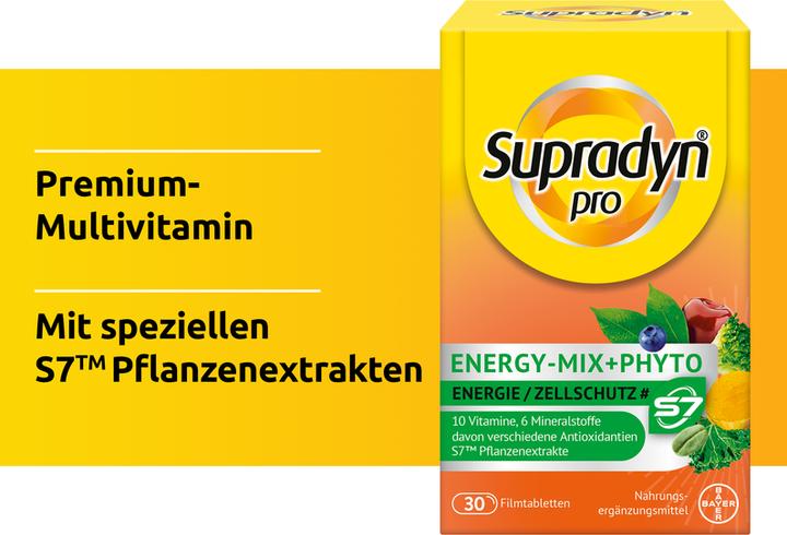 Image du produit Supradyn pro Energy-Mix+Phyto (30 pcs, Cachets)