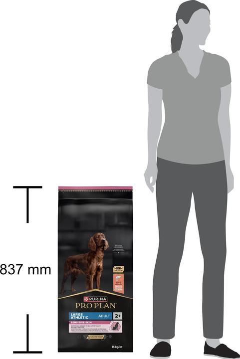 Image du produit Pro Plan Large Athletic Adult avec Optiderma riche en Saumon (Adulte, 14 pcs, 14000 g)