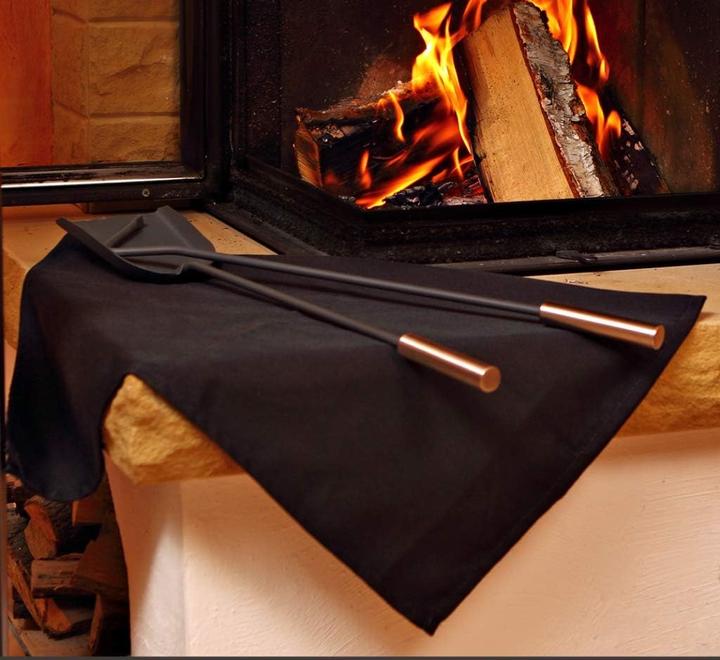 Actual product image FireMat Fire mat Black Edition - Fireproof underlay 70x100cm