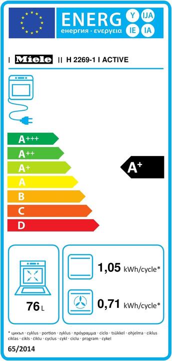 Energie-Label Miele H2269-1I